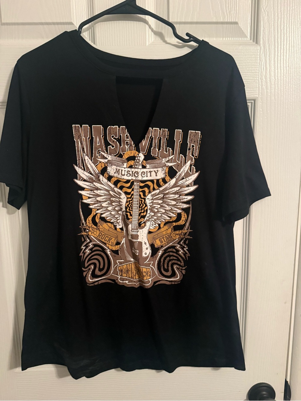 Nashville Music City Graphic Tee - Black